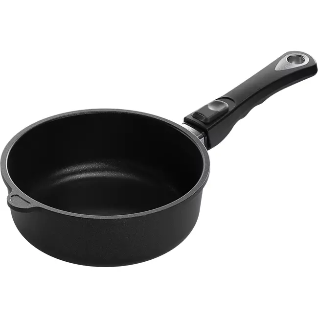 AMT Gastroguss Hapjespan Ø 20 cm hoogte 7 cm met afneembare steel LOTAN® antiaanbaklaag geschikt voor alle warmtebronnen incl. inductie