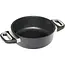 AMT Gastroguss Braadpan Ø 20 cm hoogte 8 cm 1,8 liter met zijhandgrepen LOTAN® antiaanbaklaag geschikt voor alle warmtebronnen incl. inductie