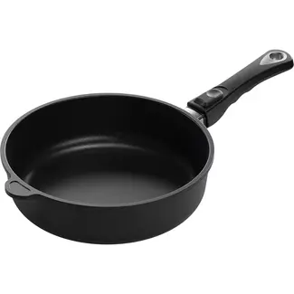 AMT Gastroguss Braadpan Ø 26 cm – Inductiegeschikt – Lotan® anti-aanbaklaag – Verwijderbare handgreep – Ovenbestendig