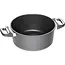 AMT Gastroguss Braadpan Ø 24 cm hoogte 10 cm 3 liter met zijhandgrepen LOTAN® antiaanbaklaag geschikt voor alle warmtebronnen incl. inductie