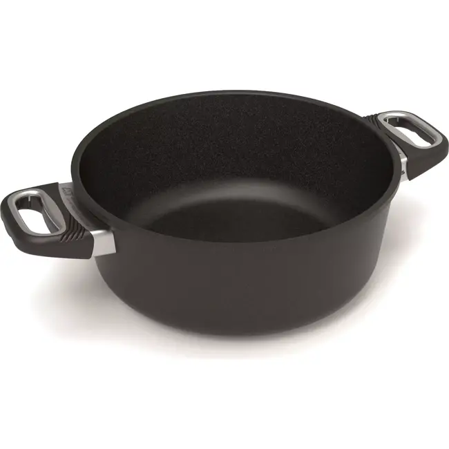 AMT Gastroguss Casserole – Ø 26 cm – 4 liter – Gietaluminium – Inductiegeschikt – Non-stick