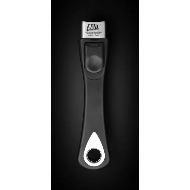 AMT Gastroguss Afneembare handgreep met innovatief snelkoppelingssysteem – zwart inleg – duurzaam aluminium – vaatwasser- en ovenbestendig