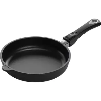 AMT Gastroguss Inductiegeschikte koekenpan – Ø 24 cm – Lotan® antiaanbaklaag – Gietaluminium – 5 cm hoog AMT Gastroguss Inductiegeschikte koekenpan – Ø 24 cm – Lotan® antiaanbaklaag – Gietaluminium – 5 cm hoog