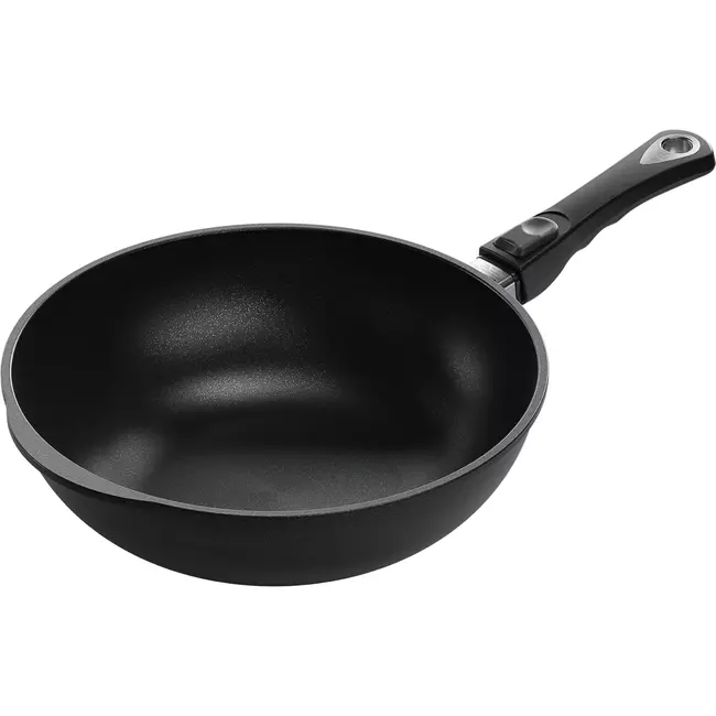 AMT Gastroguss Wokpan – Titanium Coating – Ø 30 cm – Inductie & Ovenbestendig – 2,7 Liter