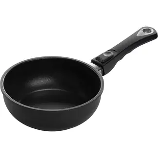 AMT Gastroguss Sauteuse Ø 20 cm hoogte 6 cm met afneembare steel LOTAN® antiaanbaklaag geschikt voor alle warmtebronnen incl. inductie