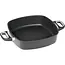 AMT Gastroguss Vierkante braadpan 28 x 28 cm hoogte 7 cm met zijhandgrepen LOTAN® antiaanbaklaag geschikt voor alle warmtebronnen incl. inductie