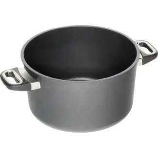 AMT Gastroguss Kookpan Ø 28 cm hoogte 15 cm 9,5 liter met zijhandgrepen LOTAN® antiaanbaklaag geschikt voor alle warmtebronnen incl. inductie