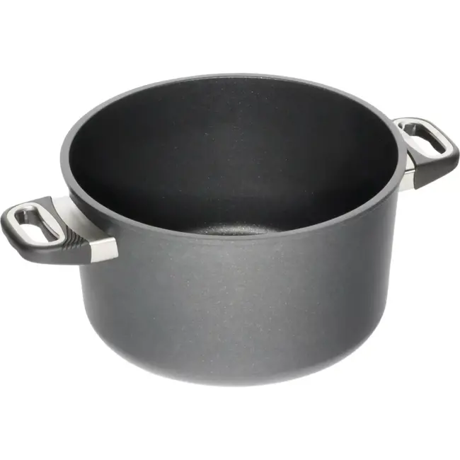 AMT Gastroguss Grote kookpot – 9,5 liter – Geschikt voor alle warmtebronnen – Ø 28 cm – Hoogte 15 cm