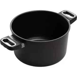 AMT Gastroguss Kookpan Ø 26 cm hoogte 15 cm 6,5 liter met zijhandgrepen LOTAN® antiaanbaklaag geschikt voor alle warmtebronnen incl. inductie