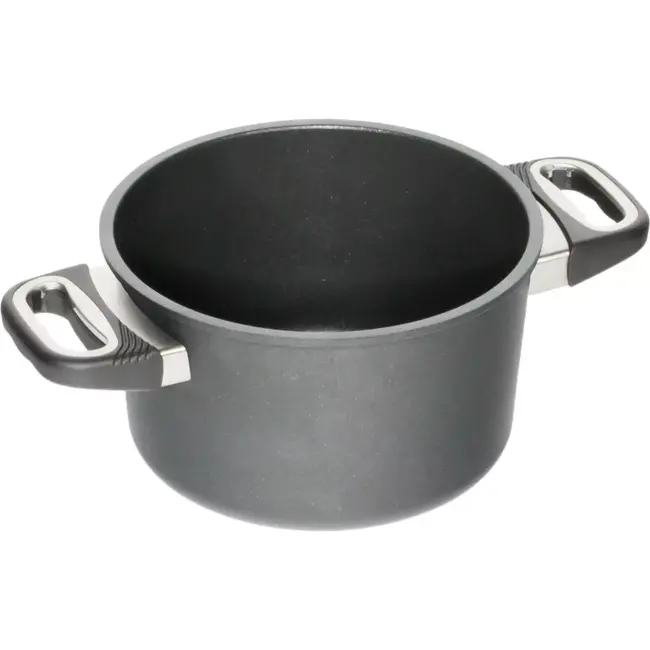 AMT Gastroguss Kookpan Ø 20 cm – 3L – Geschikt voor alle warmtebronnen – Inductie en ovenveilig tot 240°C