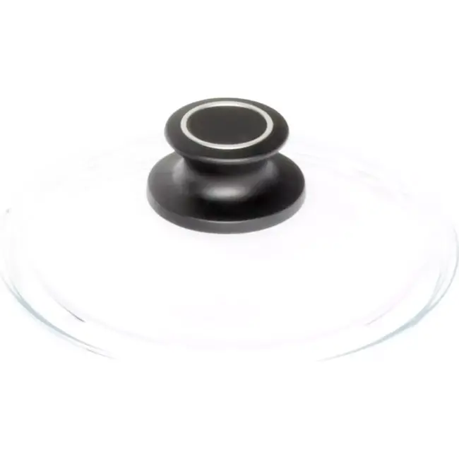 AMT Gastroguss Glazen deksel – hittebestendig – ovenbestendig – Ø 18 cm – met knop
