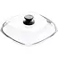 AMT Gastroguss Glazen deksel 26x26 cm – hittebestendig tot 240°C – ovenvaste greep – Duits fabricaat