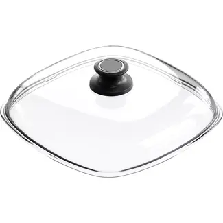 AMT Gastroguss Glazen deksel 28 x 28 cm met dekselknop