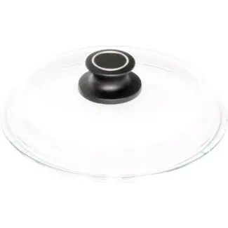 AMT Gastroguss Glazen deksel 22 cm – met stoomopening en hittebestendige knop