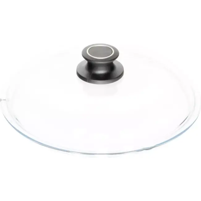 AMT Gastroguss Glazen deksel – Ø 26 cm – Hittebestendig – Ovenbestendige knop – Duurzaam ontwerp