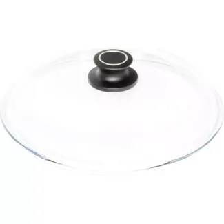 AMT Gastroguss Glazen deksel 28 cm – hittebestendig Pyrex – ovenbestendige knop – vaatwasserbestendig