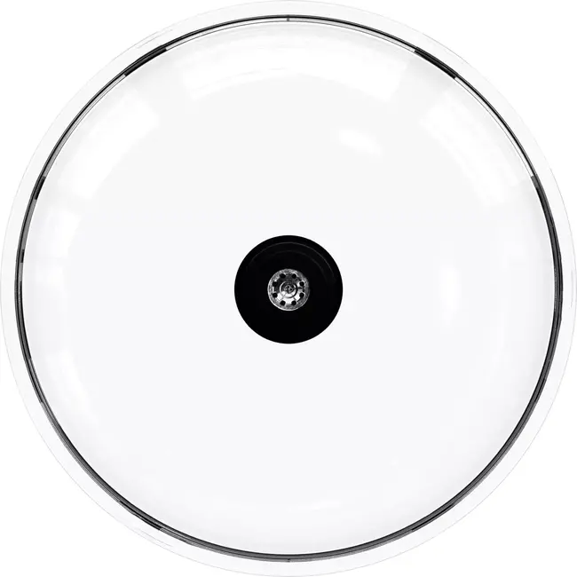 AMT Gastroguss Glazen deksel – Ø 32 cm – Hittebestendig Pyrex – Vaatwasserbestendig – Wit – 0,5 kg