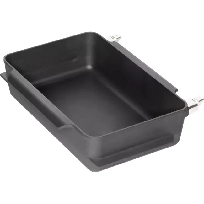 AMT Gastroguss Universele braadslede – 38x24x9 cm – 7 liter – Afneembare handgrepen