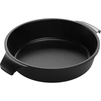 AMT Gastroguss Serveerpan Ø 22 cm – Titanium – Krasbestendig – Ovenbestendig tot 240°C