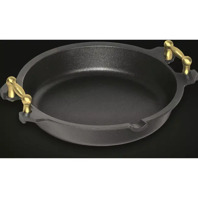 AMT Gastroguss Paellapan Ø 32 cm – Krasbestendig – Ovenbestendig tot 240°C – Lotan® Antiaanbaklaag