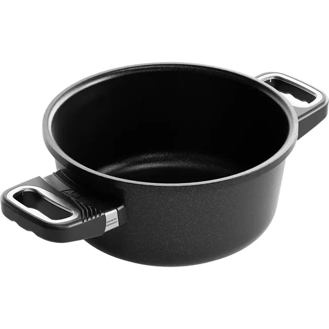 AMT Gastroguss Drukpan – Titanium – Energiebesparend – Ø 22 cm – 3 liter – Geschikt voor inductie