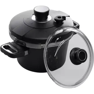 AMT Gastroguss Drukpan set – Ø 22 cm – 4,5 liter – Non-stick – Geschikt voor alle warmtebronnen AMT Gastroguss Drukpan set – Ø 22 cm – 4,5 liter – Non-stick – Geschikt voor alle warmtebronnen