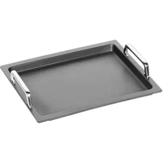 AMT Gastroguss Gastronorm bak GN 1/2 hoogte 2 cm met handgrepen LOTAN® antiaanbaklaag geschikt voor alle warmtebronnen incl. inductie