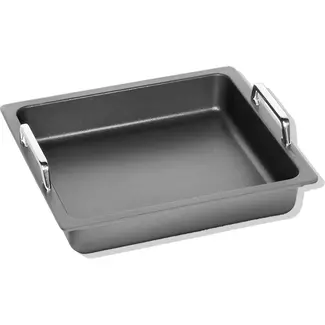 AMT Gastroguss Gastronorm bak GN 2/3 hoogte 5,5 cm met handgrepen LOTAN® antiaanbaklaag geschikt voor alle warmtebronnen incl. inductie