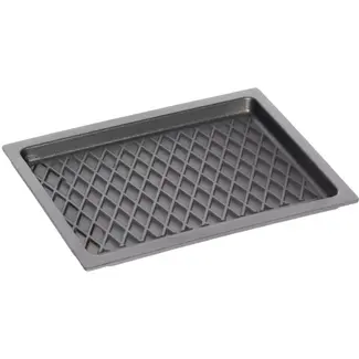 AMT Gastroguss Gastronorm bak GN 2/3 hoogte 2 cm met barbecueoppervlak LOTAN® antiaanbaklaag geschikt voor alle warmtebronnen incl. inductie