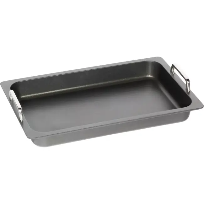 AMT Gastroguss Gastronorm bak GN 1/1 hoogte 5,5 cm met handgrepen LOTAN® antiaanbaklaag geschikt voor alle warmtebronnen incl. inductie