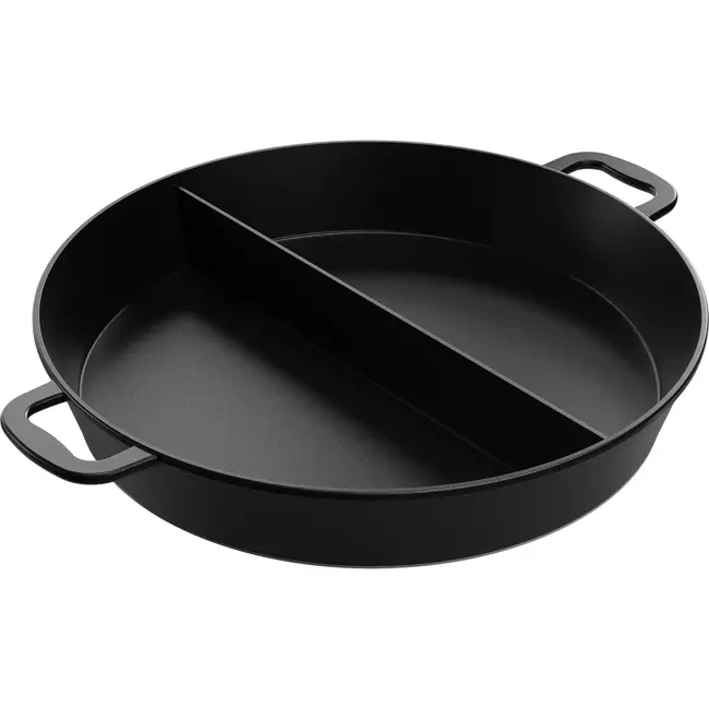 AMT Gastroguss Grote kookpan – 65 cm – 2 segmenten – Gietaluminium – Duurzaam en veelzijdig