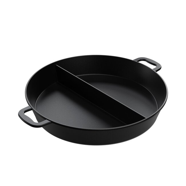 AMT Gastroguss Grote kookpan – 65 cm – 2 segmenten – Gietaluminium – Duurzaam en veelzijdig