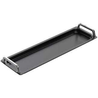 AMT Gastroguss Gastronorm bak GN 2/4 hoogte 2 cm met handgrepen LOTAN® antiaanbaklaag geschikt voor alle warmtebronnen incl. inductie