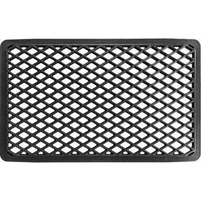 AMT Gastroguss Dubbelzijdige BBQ Grillplaat – Perforatie – Handgegoten Aluminium – 53x33 cm