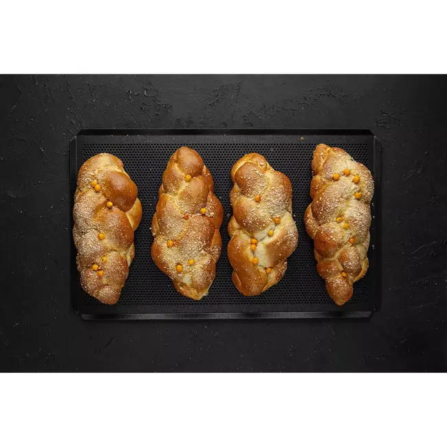 AMT Gastroguss Gastronorm bakplaat – geperforeerd – 53x32 cm – 3 mm dik aluminium