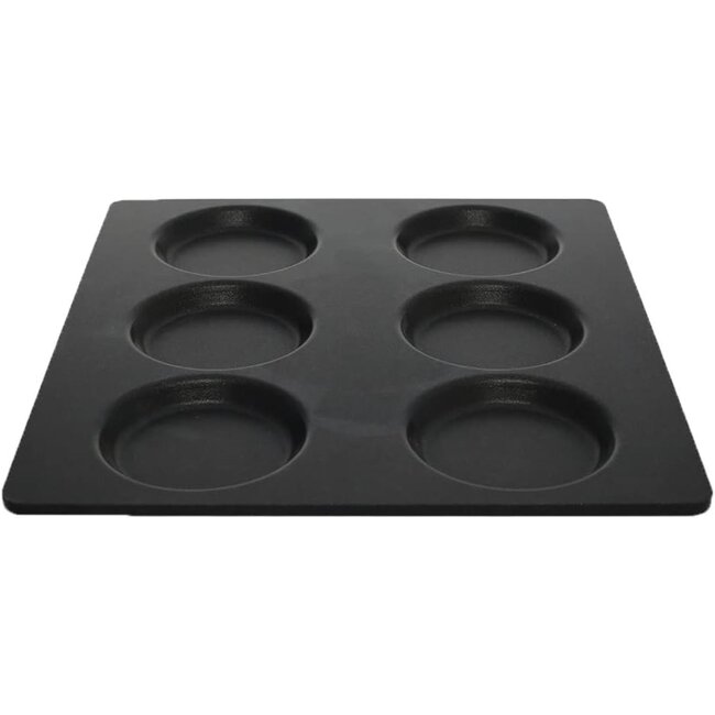 AMT Gastroguss Gastronorm bakplaat – 6 vormen – 3 mm gietaluminium – non-stick coating