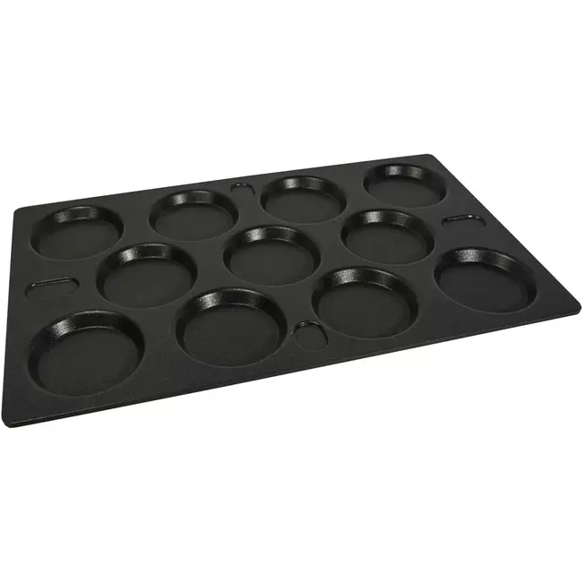 AMT Gastroguss Gastronorm bakplaat – 11 vormen – gelijkmatige warmteverdeling – 53x32,5 cm – 3 mm dikte