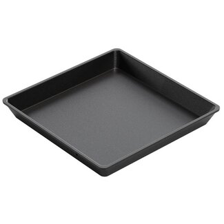 AMT Gastroguss Vierkante snackpan 26 x 26 cm hoogte 2 cm met glad bakoppervlak stapelbaar LOTAN® antiaanbaklaag voor speedoven