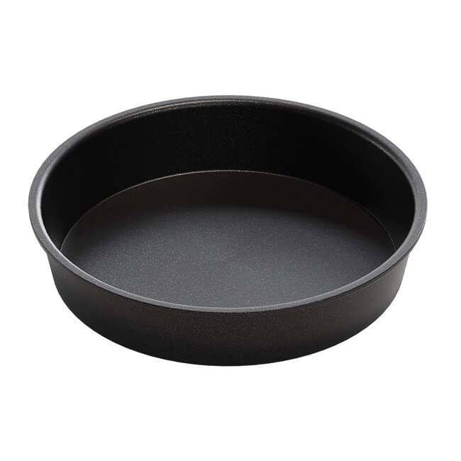 AMT Gastroguss Ronde snackpan – 19 cm – Platte bodem – Gerecycled aluminium – Energiezuinig