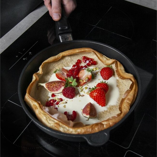 AMT Gastroguss Grote koekenpan – 32 cm – Energiezuinig – Non-stick – Geschikt voor alle warmtebronnen