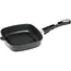 AMT Gastroguss Vierkante grillpan – 20x20 cm – Geschikt voor alle warmtebronnen – Oven- en vaatwasserbestendig