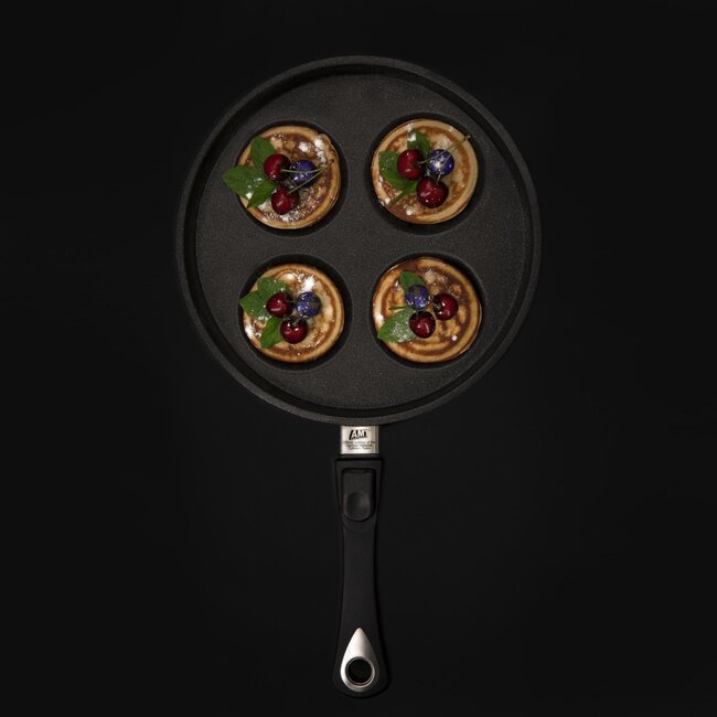 AMT Gastroguss Ronde bakpan Ø 26 cm met afneembare steel LOTAN® antiaanbaklaag geschikt voor alle warmtebronnen incl. inductie