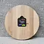 HOCHO Massief Eikenhouten Wandklok – Ø240x20 mm – Scandinavisch Design
