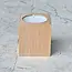 HOCHO Beukenhouten Waxinelichthouder – 50x50x60 mm- Natuurlijke Sfeer & Stijlvol Design
