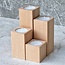 HOCHO Beukenhouten Waxinelichthouder 50x50x90 mm – Sfeervolle Decoratie