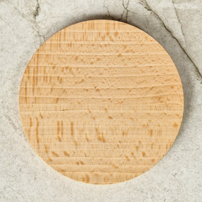HOCHO Beukenhouten Onderzetter Ø100mm – Tijdloos Design & Hoogwaardige Afwerking