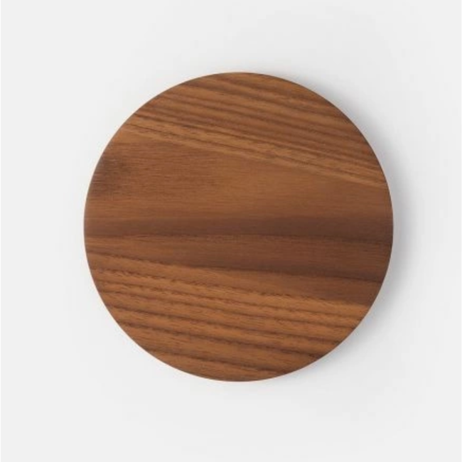 HOCHO Thermo–Essenhouten Onderzetter Ø100mm –Tijdloos Design & Duurzaam