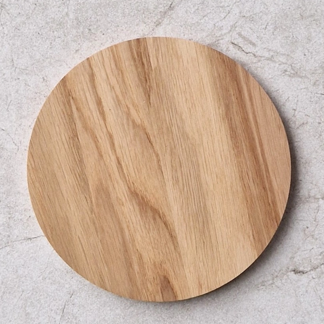 HOCHO Eikenhouten Pannenonderzetters Ø150mm – Set van 3 – Stijlvol & Hittebestendig