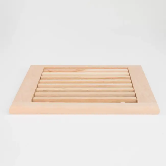 HOCHO Beukenhouten Broodsnijplank 355x250x22 mm – Met Kruimelrooster