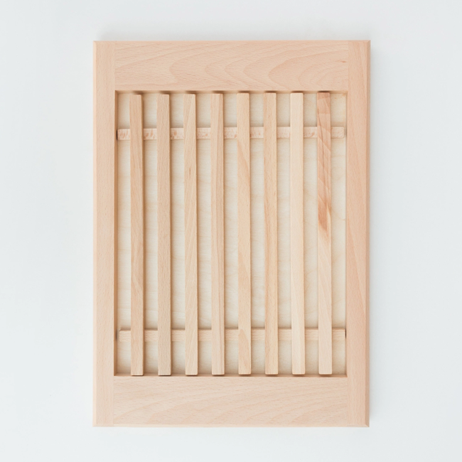 HOCHO Beukenhouten Broodsnijplank 355x250x22 mm – Met Kruimelrooster